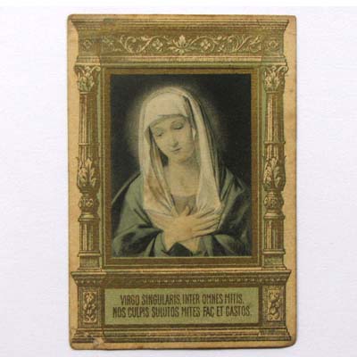 Maria, erste unter gleichen Jungfrauen, Heiligenbild