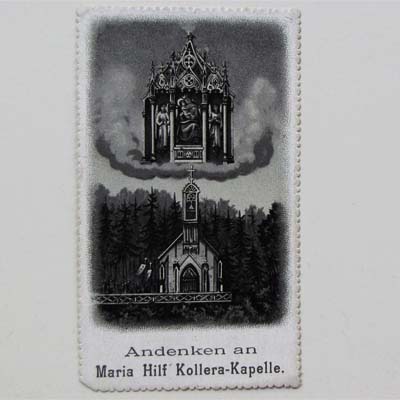 Maria Hilf, Kollera-Kapelle, Wallfahrtsbildchen