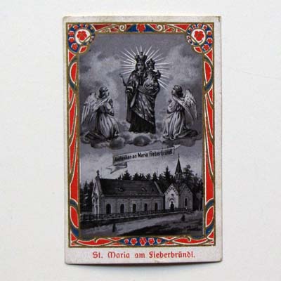St. Maria am Fieberbründl, Wallfahrtsbildchen