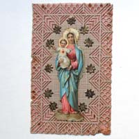 Maria & Jesus, Heiligen- / Andachtsbildchen