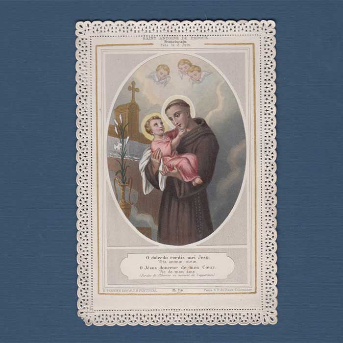 Hl. Antonius von Padua, Heiligenbildchen