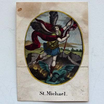 Heiliger Michael, Heiligen- / Andachtsbildchen
