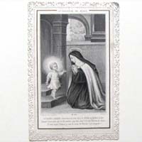 Heilige Therese mit Jesus, Heiligenbild / Andachtsbild