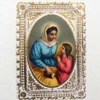 Maria mit Jesus, Heiligenbild / Andachtsbild