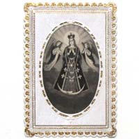 Maria mit zwei Engeln, Heiligenbildchen