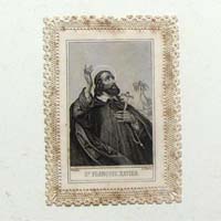 Heiliger Franziskus Xaverius, Heiligenbildchen