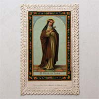 Rosa von Lima, Heiligenbildchen