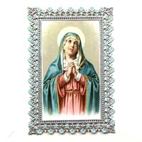 Maria, Heiligenbildchen