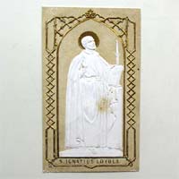 Ignatius von Loyola, Papier, Heiligenbildchen