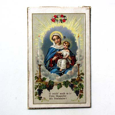 Heilige Katharina, Heiligenbildchen