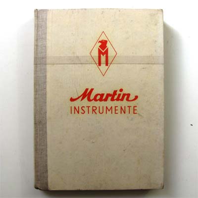 Chirurgie Katalog, Martin Instrumente, 30er Jahre