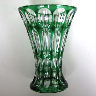 Vase, Glas, Jugendstil, Überfanglas