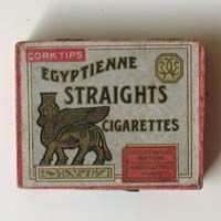 Straights Cigarettes, Egypt, Zigarettenschachtel    