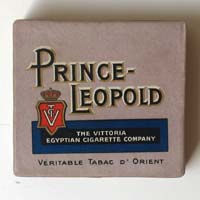 Prince Leopold, Zigarettenschachtel, Belgien