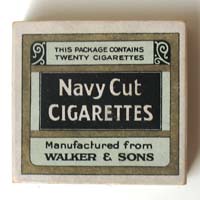 Navy Cut Cigarettes, Zigarettenschachtel