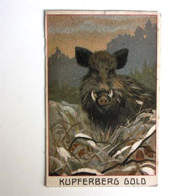 Kupferberg Gold, alte Ansichtskarte / Werbekarte
