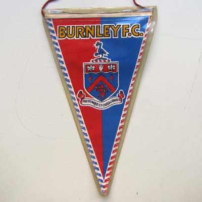 Burnley F.C., alter Fußball-Wimpel