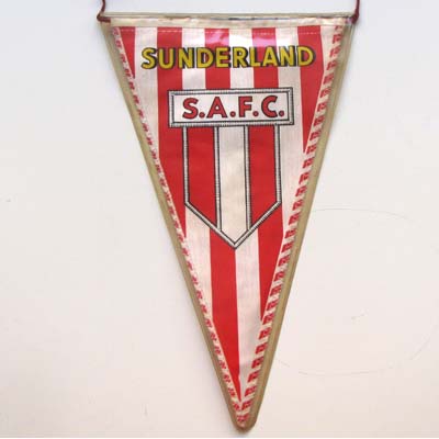 Sunderland AFC, England, alter Fußball - Wimpel