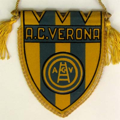 AC Verona, Italien, alter Fußball - Wimpel