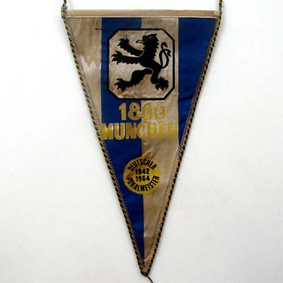 1860 München, Deutschland, alter Fußball - Wimpel