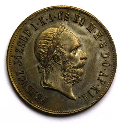 Kaiser Franz Joseph I, Gedenmünze, 1873