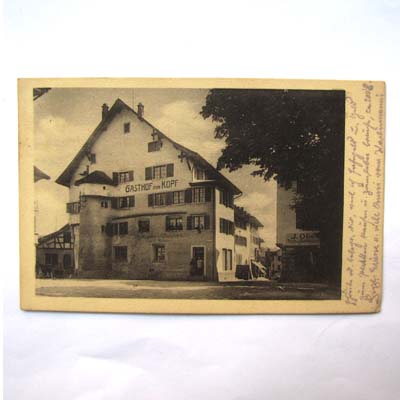 Gasthof zum Kopf, Bülach, Ansichtskarte