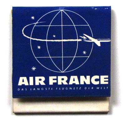 Air France Fluglinie, altes Streichholzheftchen