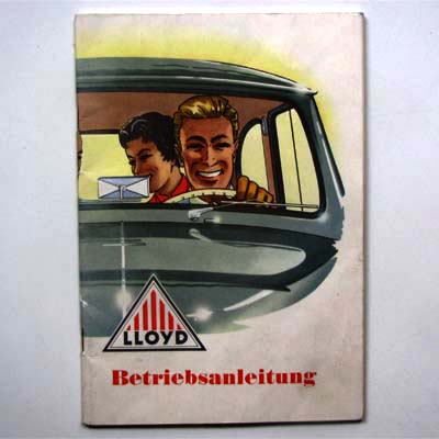 Lloyd Auto, Betriebsanleitung LP 400 - 500, 50er Jahre