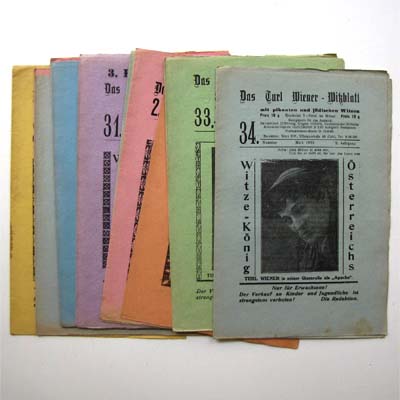 Das Turl Wiener Witzblatt, jüdische Witze, 1930