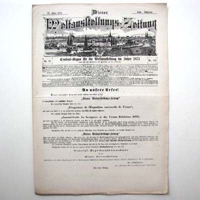 Wiener Weltausstellungs-Zeitung, 1873