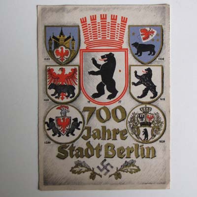 700 Jahre Stadt Berlin, Ansichtskarte, 1937