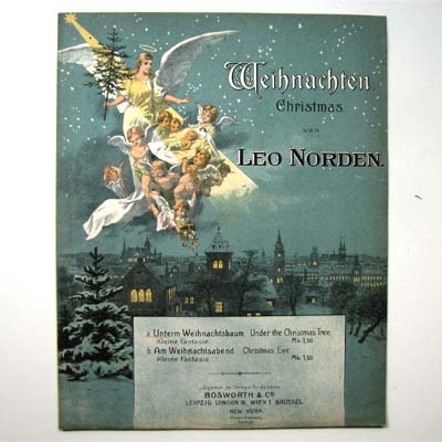 Weihnachten, Leo Norden, Musiknoten, 1901