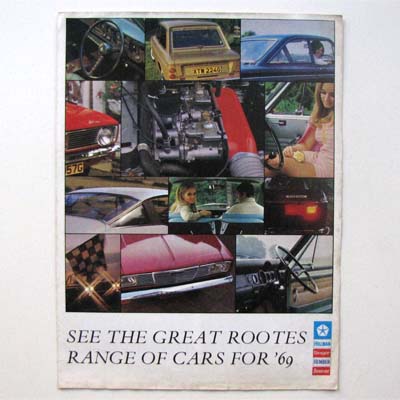 Rootes Cars, Autoprospekt, 1969