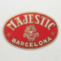 Hotel Majestic, Barcelona, Spanien, Label