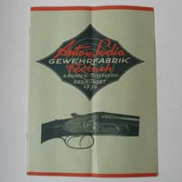 Gewehrfabrik Ferlach, Schrottflinten, Katalog