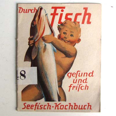 Seefisch-Kochbuch, Werbeprospekt, Kuner