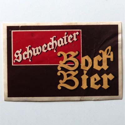Schwechater Bock Bier, Bier - Etikett