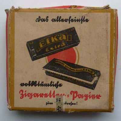 Efka Zigarettenpapier, Verkaufsbox, um 1945