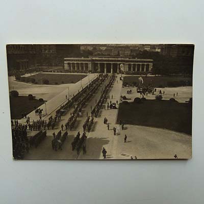 Angelobung auf Heldenplatz, alte Fotografie