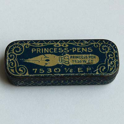 Princess-Pens, kleine Dose für Schreibfedern / nibs