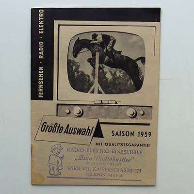 kl. Katalog, TV- und Radio-Geräte, 1959