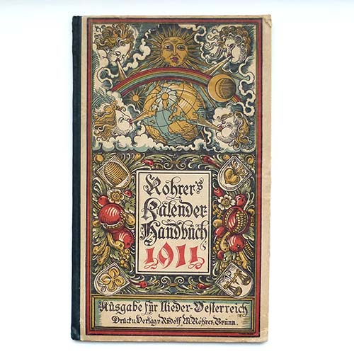 Rohrer's Kalender Handbuch 1911, Niederösterreich