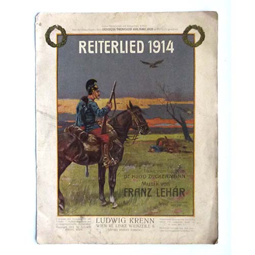 Reiterlied 1914, Franz Lehar, Musiknoten
