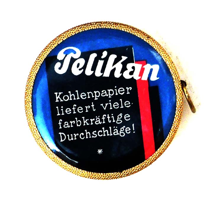 Pelikan, Maßband, Werbegeschenk, um 1930