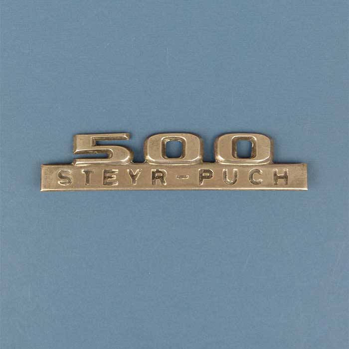 Steyr - Puch 500, Auto-Emblem / Kühlerfigur 