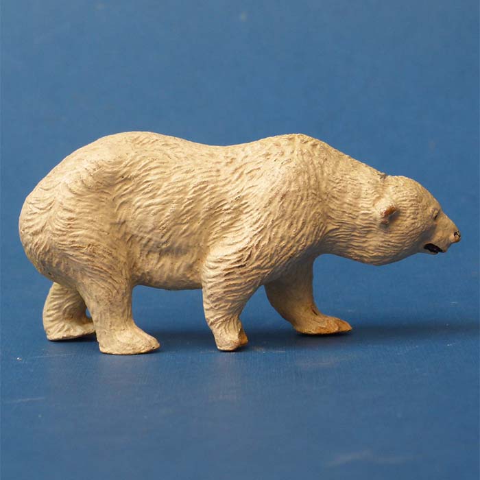 Eisbär, Elastolin / Masse - Figur, alt
