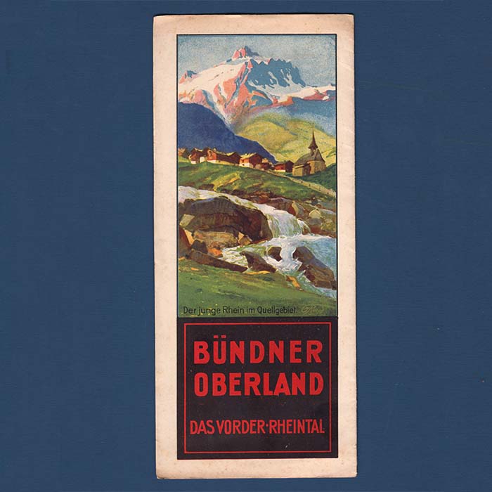 Bündner Oberland, Reiseprospekt