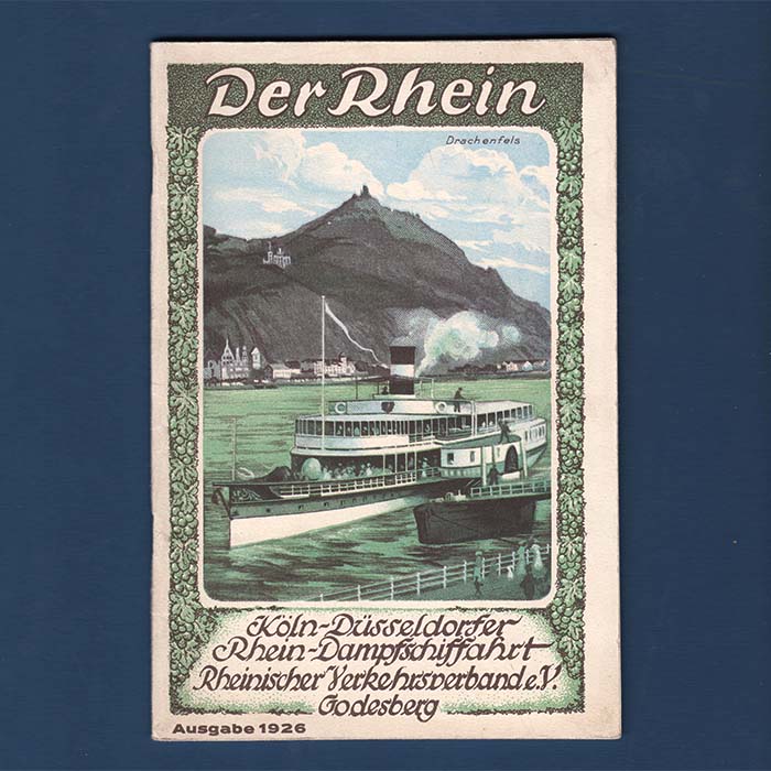 Der Rhein, Reiseprospekt, Reiseführer, 1926