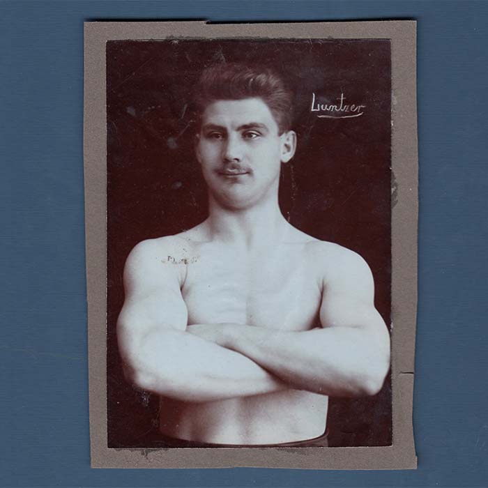 Boxer, alte Fotografie, um 1925
