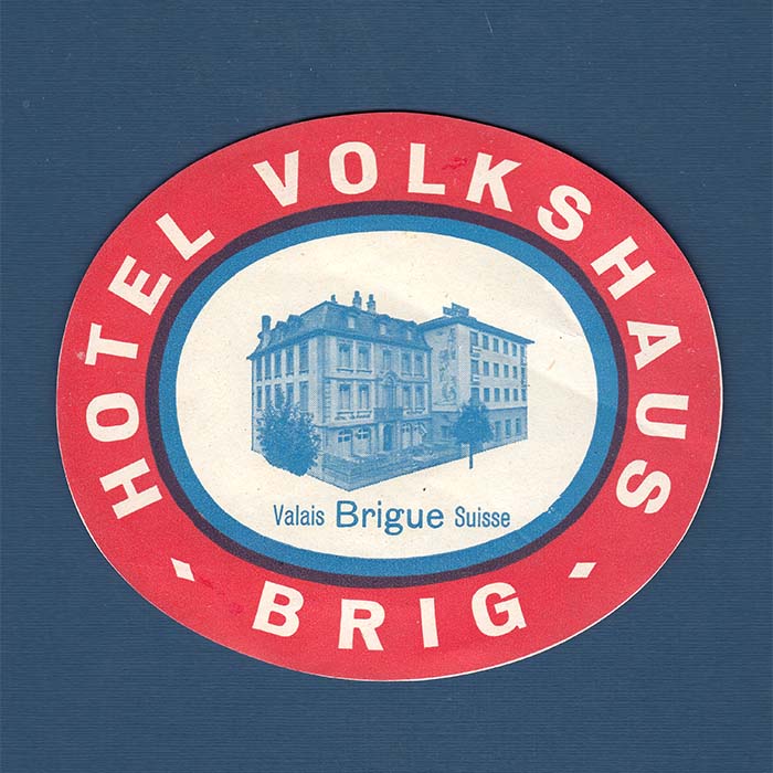 Hotel Volkshaus Brig, Valais Brigues, Schweiz